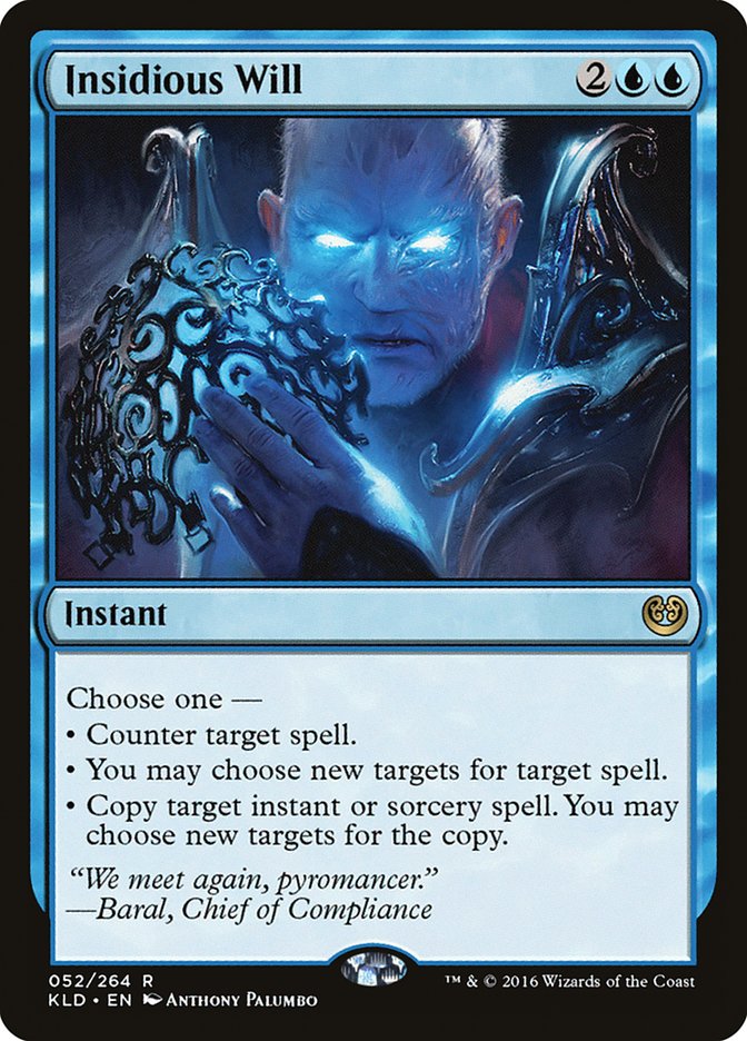 Insidious Will [Kaladesh] | Cards and Coasters CA