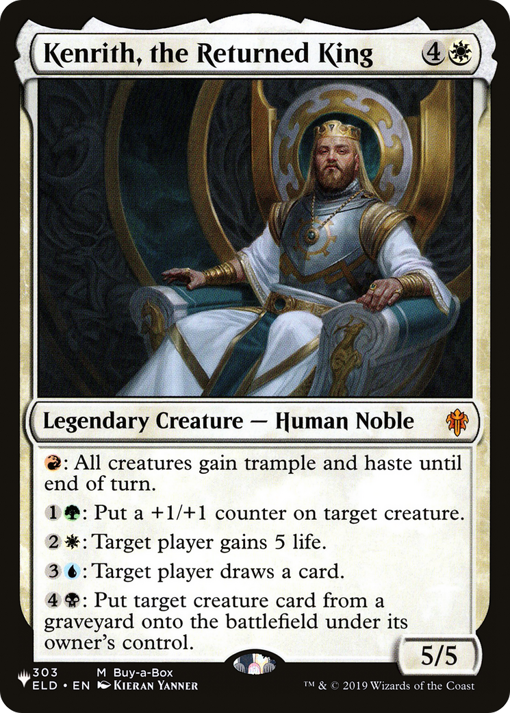 Kenrith, the Returned King [The List] | Cards and Coasters CA