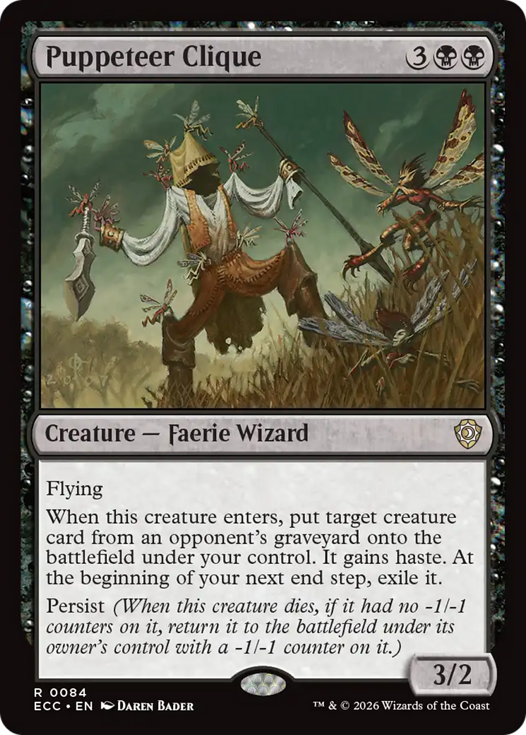 Puppeteer Clique [Lorwyn Eclipsed Commander] | Cards and Coasters CA
