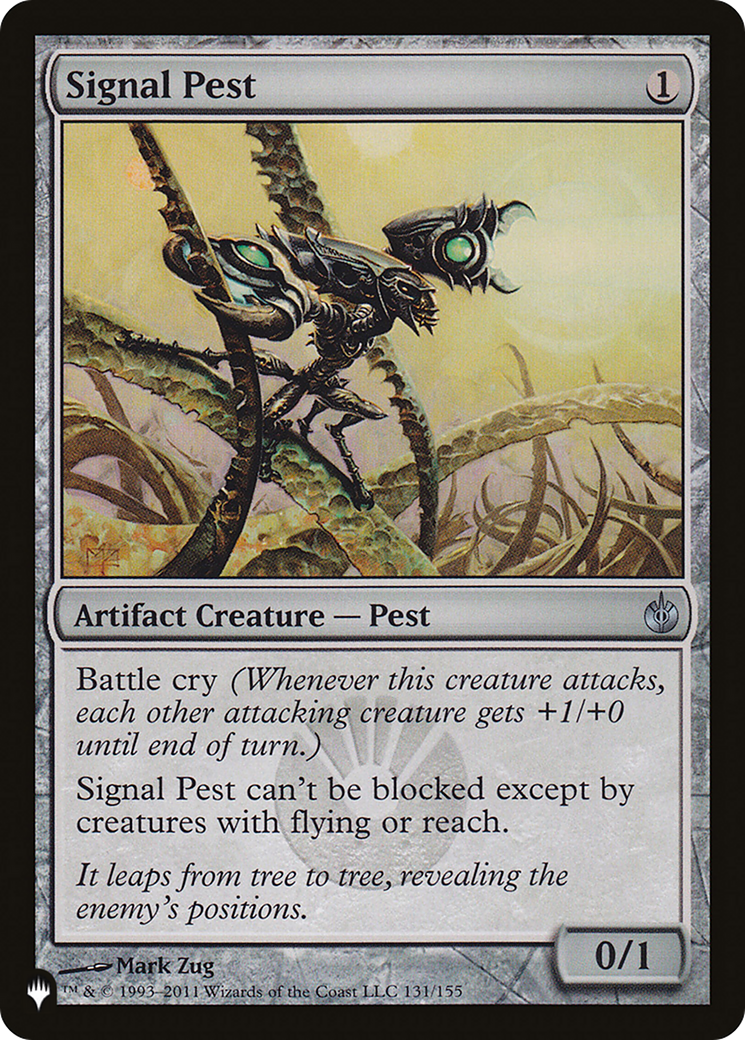 Signal Pest [The List Reprints] | Cards and Coasters CA