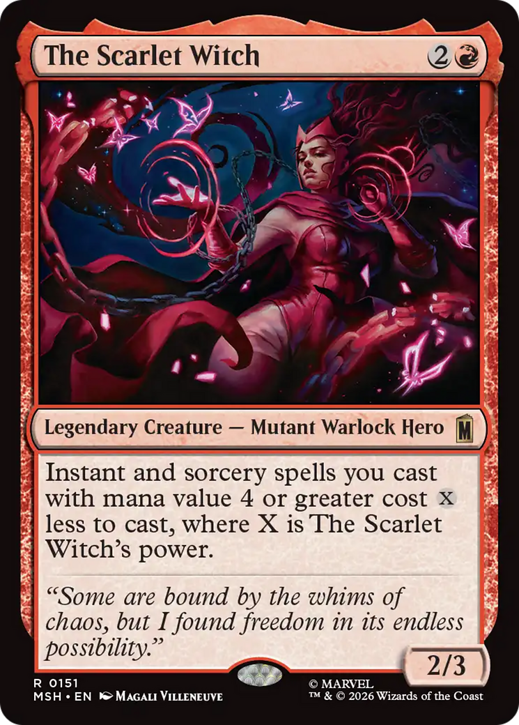 The Scarlet Witch [Marvel Super Heroes] | Cards and Coasters CA