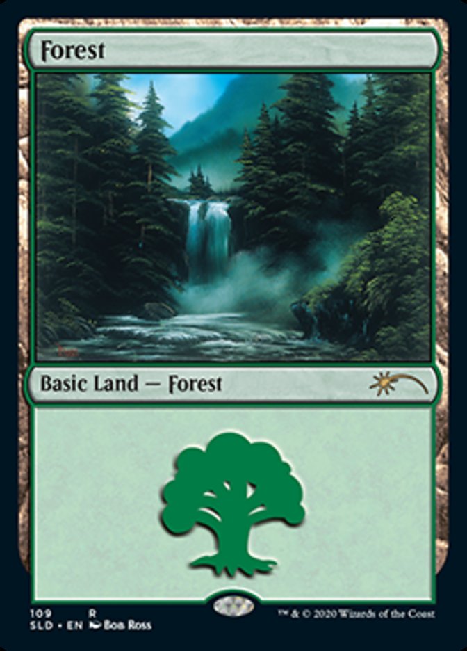 Forest (109) [Secret Lair Drop Series] | Cards and Coasters CA