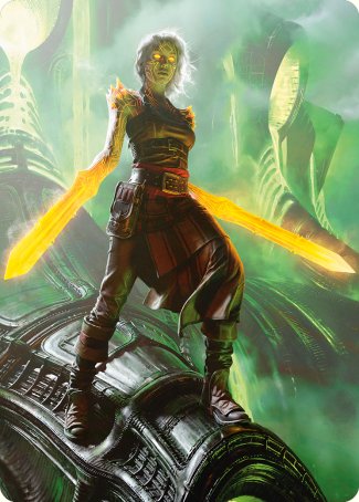 Nahiri, the Unforgiving Art Card [Phyrexia: All Will Be One Art Series] | Cards and Coasters CA