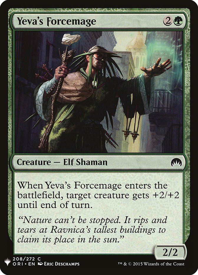 Yeva's Forcemage [Mystery Booster] | Cards and Coasters CA