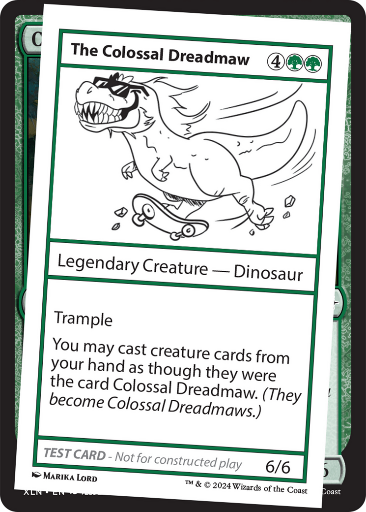 The Colossal Dreadmaw [Mystery Booster 2 Playtest Cards] | Cards and Coasters CA