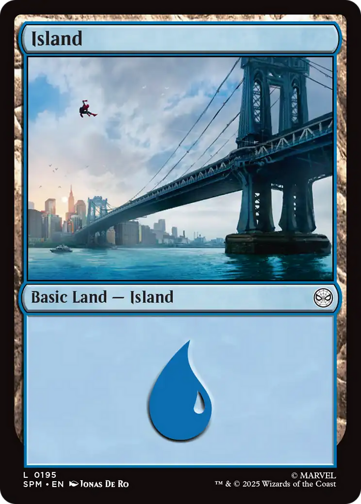 Island (0195) [Marvel's Spider-Man] | Cards and Coasters CA