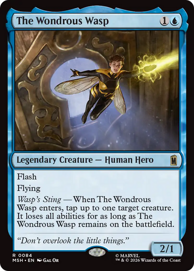 The Wondrous Wasp [Marvel Super Heroes] | Cards and Coasters CA