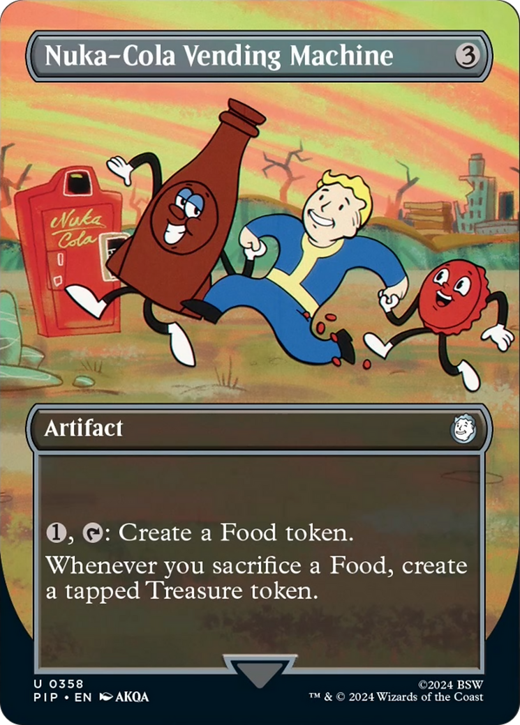 Nuka-Cola Vending Machine (Borderless) [Fallout] | Cards and Coasters CA