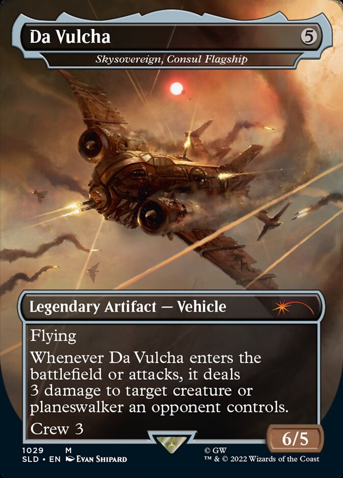 Da Vulcha - Skysovereign, Consul Flagship (Borderless) [Secret Lair Drop Series] | Cards and Coasters CA