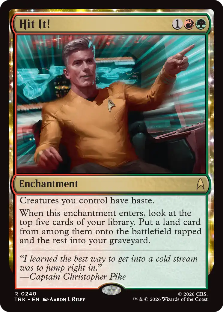 Hit It! [Star Trek] | Cards and Coasters CA
