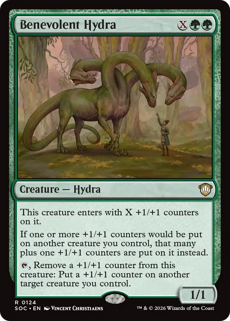 Benevolent Hydra [Secrets of Strixhaven Commander] | Cards and Coasters CA