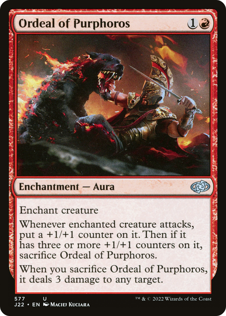 Ordeal of Purphoros [Jumpstart 2022] | Cards and Coasters CA