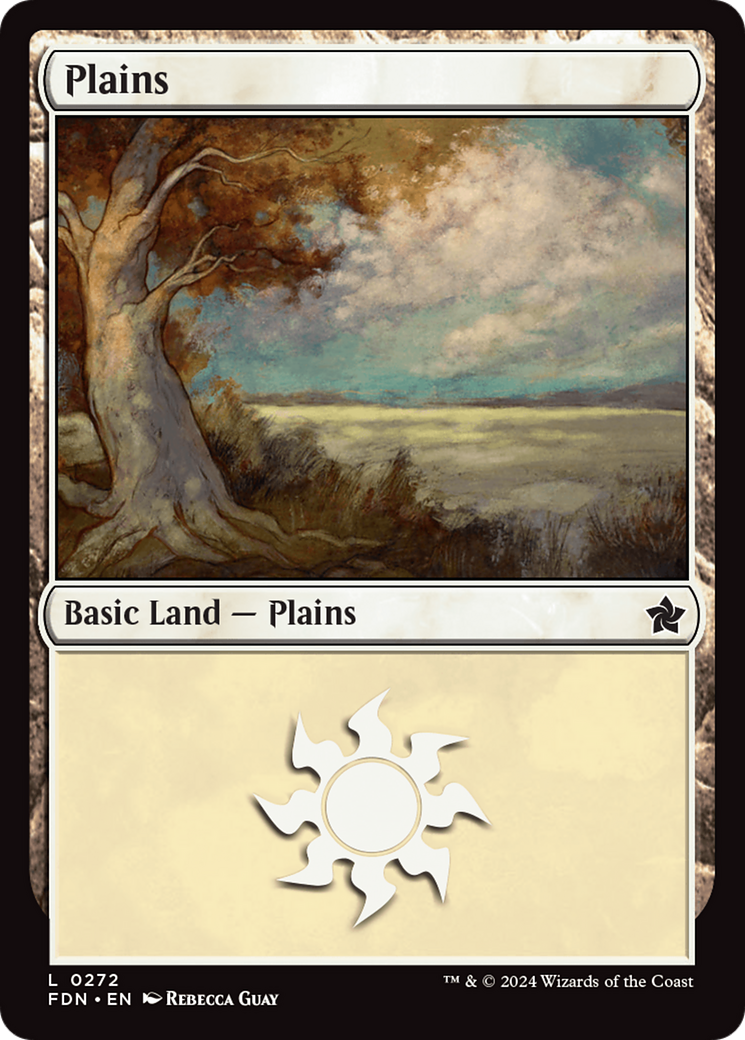 Plains (0272) [Foundations] | Cards and Coasters CA