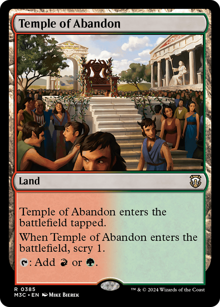 Temple of Abandon [Modern Horizons 3 Commander] | Cards and Coasters CA