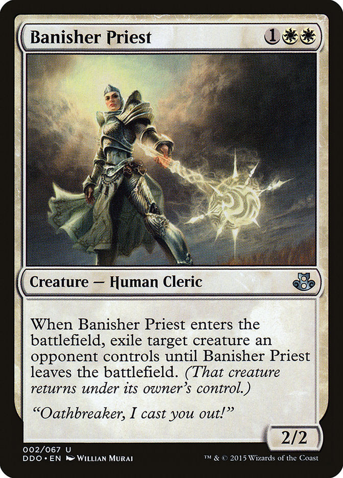 Banisher Priest [Duel Decks: Elspeth vs. Kiora] | Cards and Coasters CA