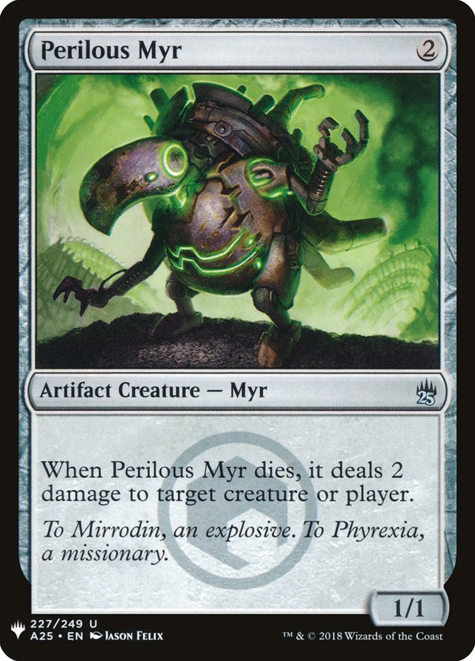 Perilous Myr [Mystery Booster] | Cards and Coasters CA