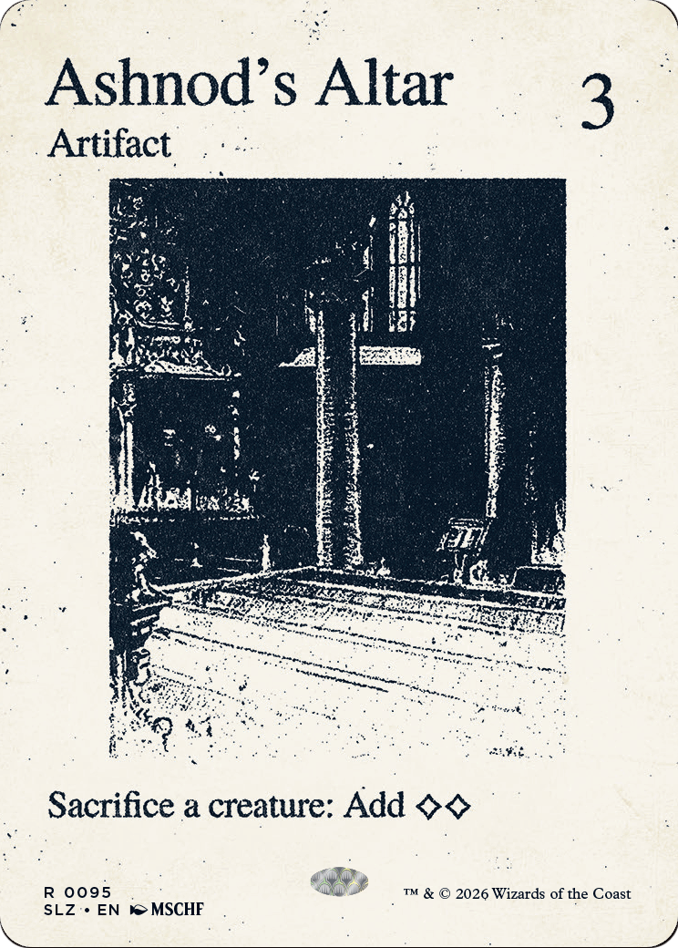 Ashnod's Altar (0095) [Secret Lair x MSCHF: The Zeta Set] | Cards and Coasters CA