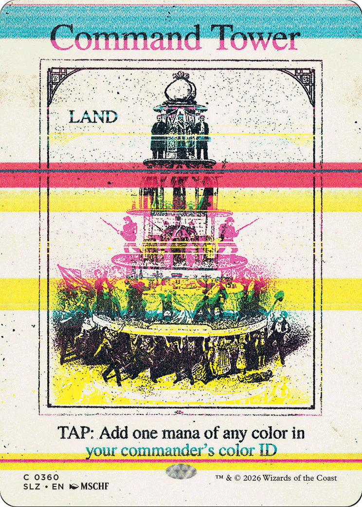 Command Tower (0360) [Secret Lair x MSCHF: The Zeta Set] | Cards and Coasters CA