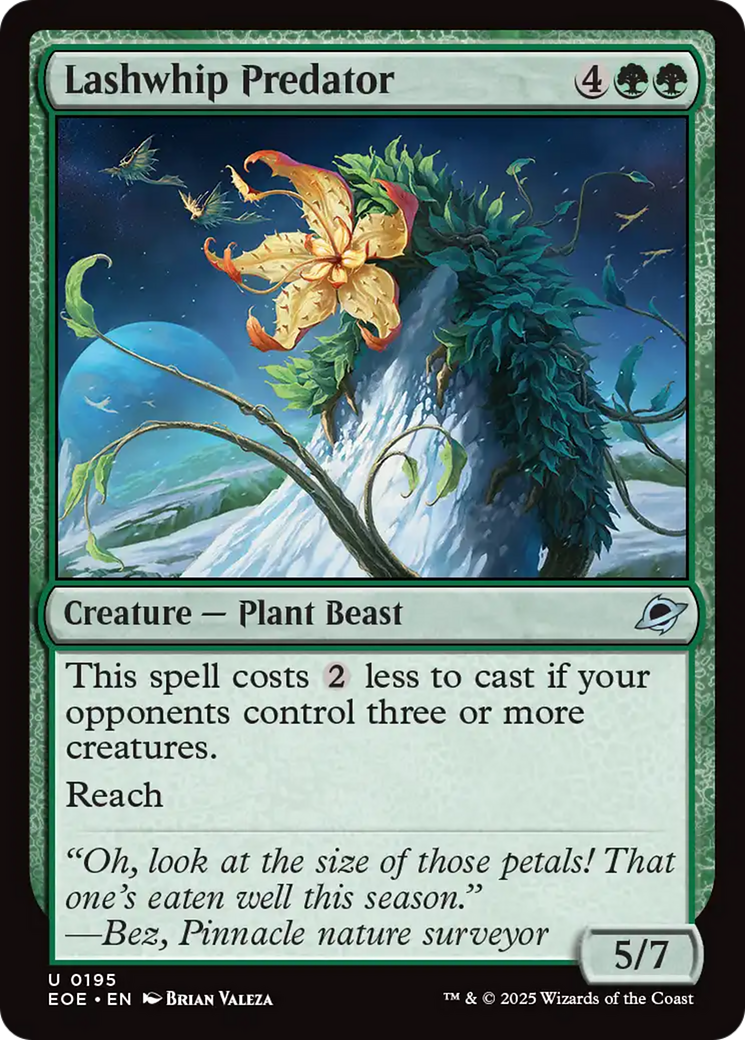 Lashwhip Predator [Edge of Eternities] | Cards and Coasters CA