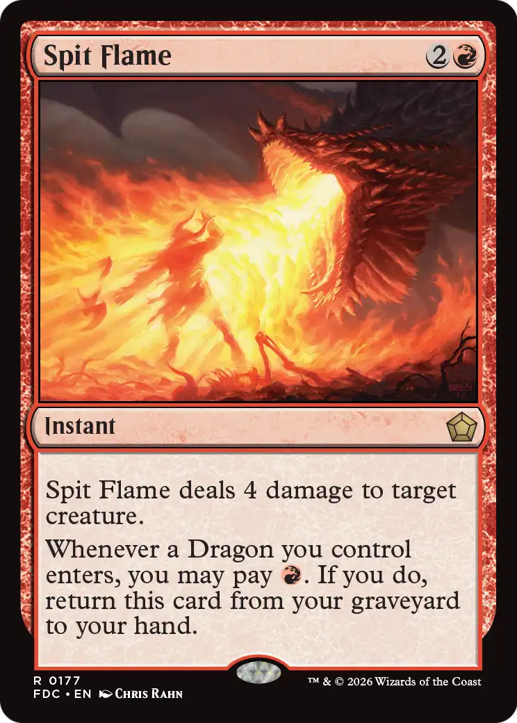 Spit Flame [Foundations Commander] | Cards and Coasters CA