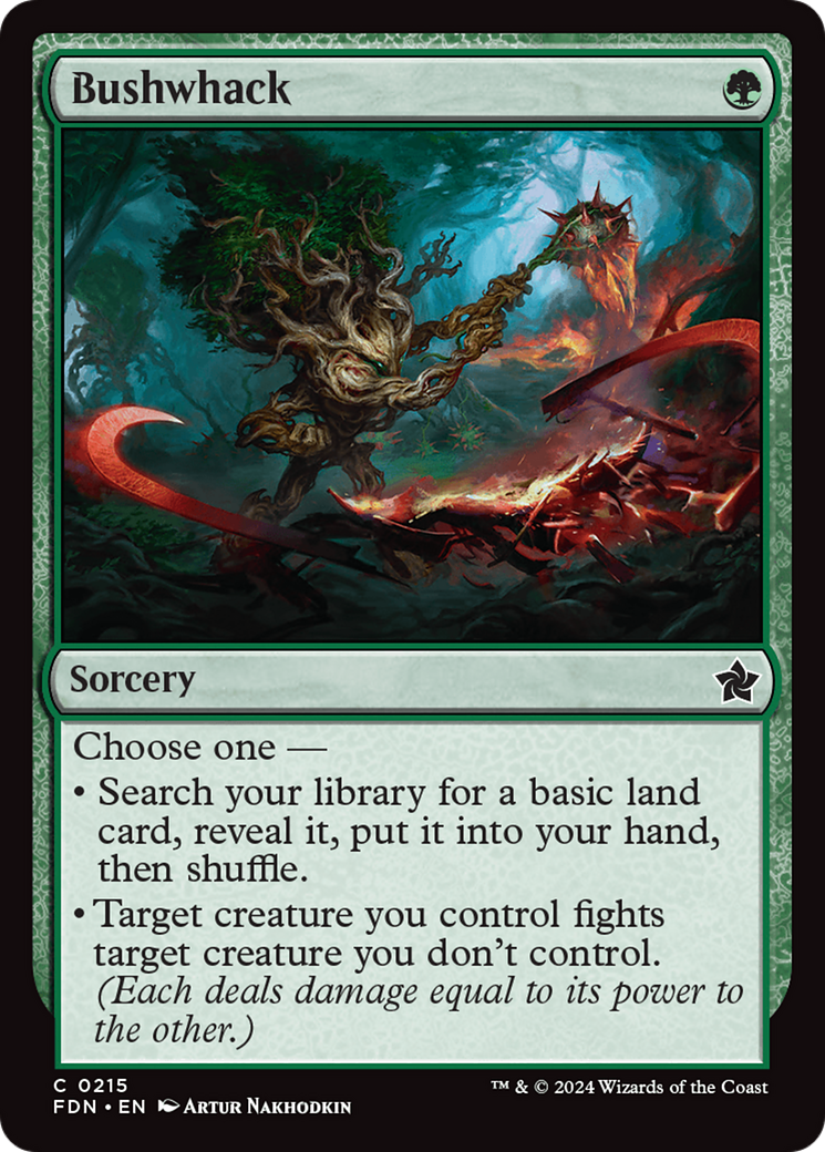 Bushwhack [Foundations] | Cards and Coasters CA