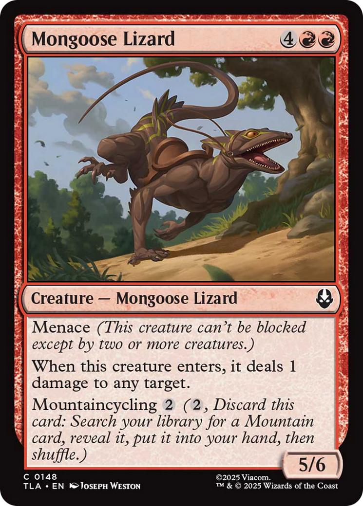 Mongoose Lizard [Avatar: The Last Airbender] | Cards and Coasters CA