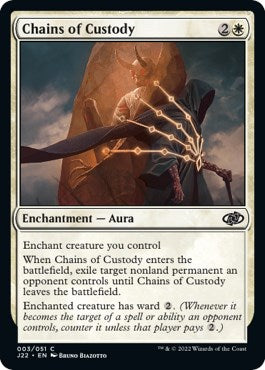 Chains of Custody [Jumpstart 2022] | Cards and Coasters CA