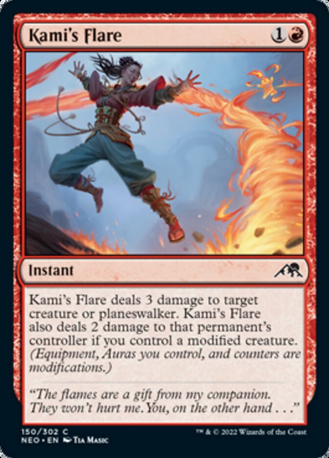 Kami's Flare [Kamigawa: Neon Dynasty] | Cards and Coasters CA