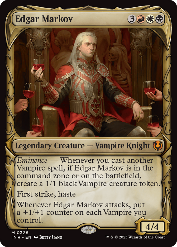 Edgar Markov (Showcase) [Innistrad Remastered] | Cards and Coasters CA