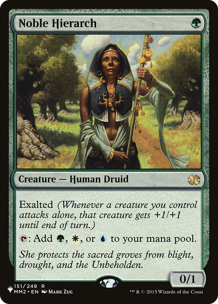 Noble Hierarch [The List] | Cards and Coasters CA