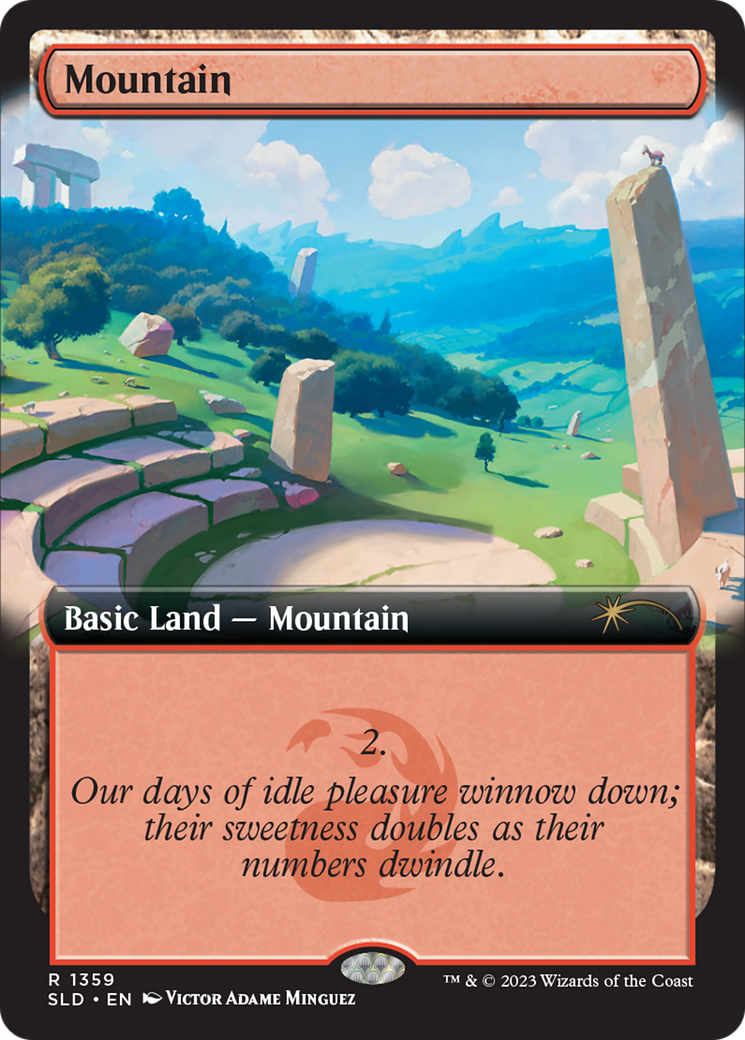 Mountain (1359) [Secret Lair Drop Series] | Cards and Coasters CA