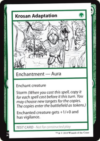 Krosan Adaptation (2021 Edition) [Mystery Booster Playtest Cards] | Cards and Coasters CA