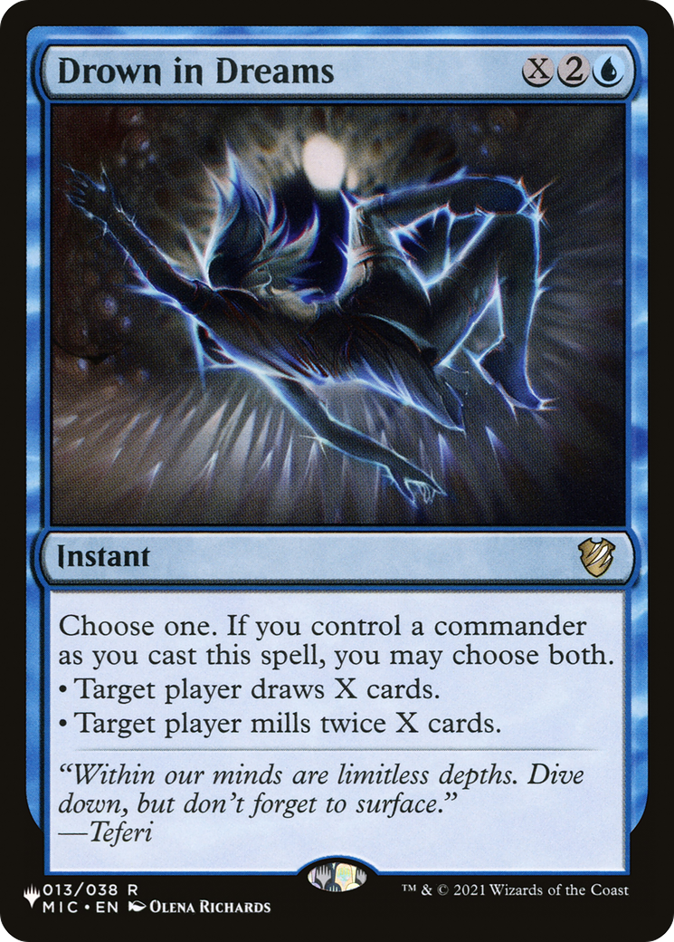 Drown in Dreams [The List] | Cards and Coasters CA