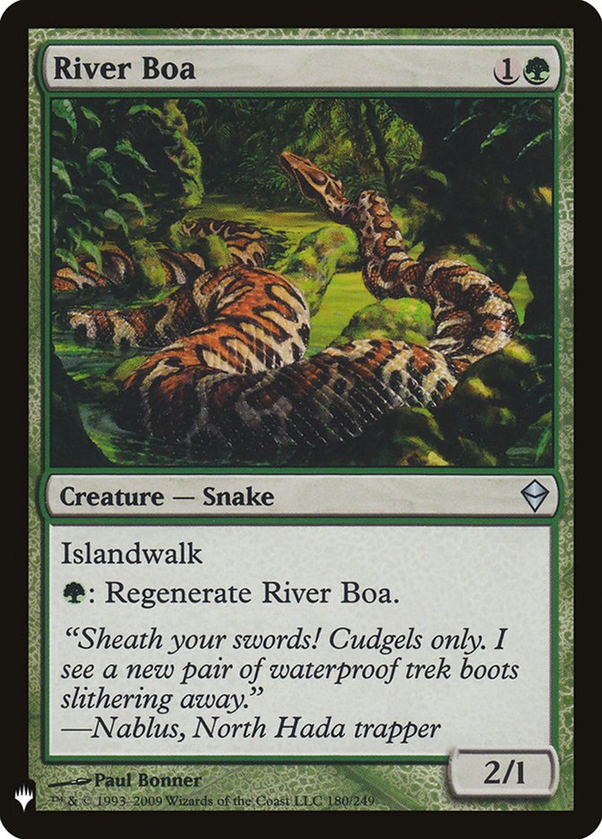 River Boa [Mystery Booster] | Cards and Coasters CA