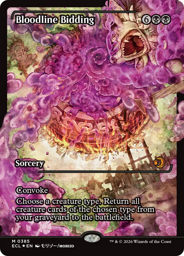 Bloodline Bidding (Showcase) [Lorwyn Eclipsed] | Cards and Coasters CA