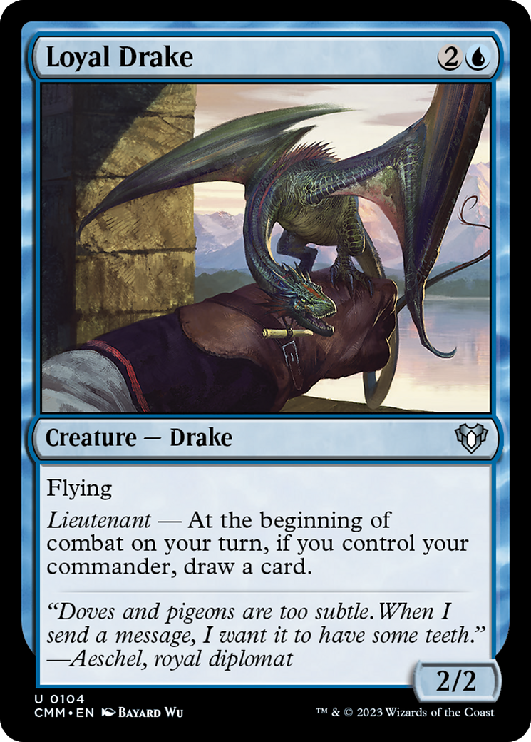 Loyal Drake [Commander Masters] | Cards and Coasters CA
