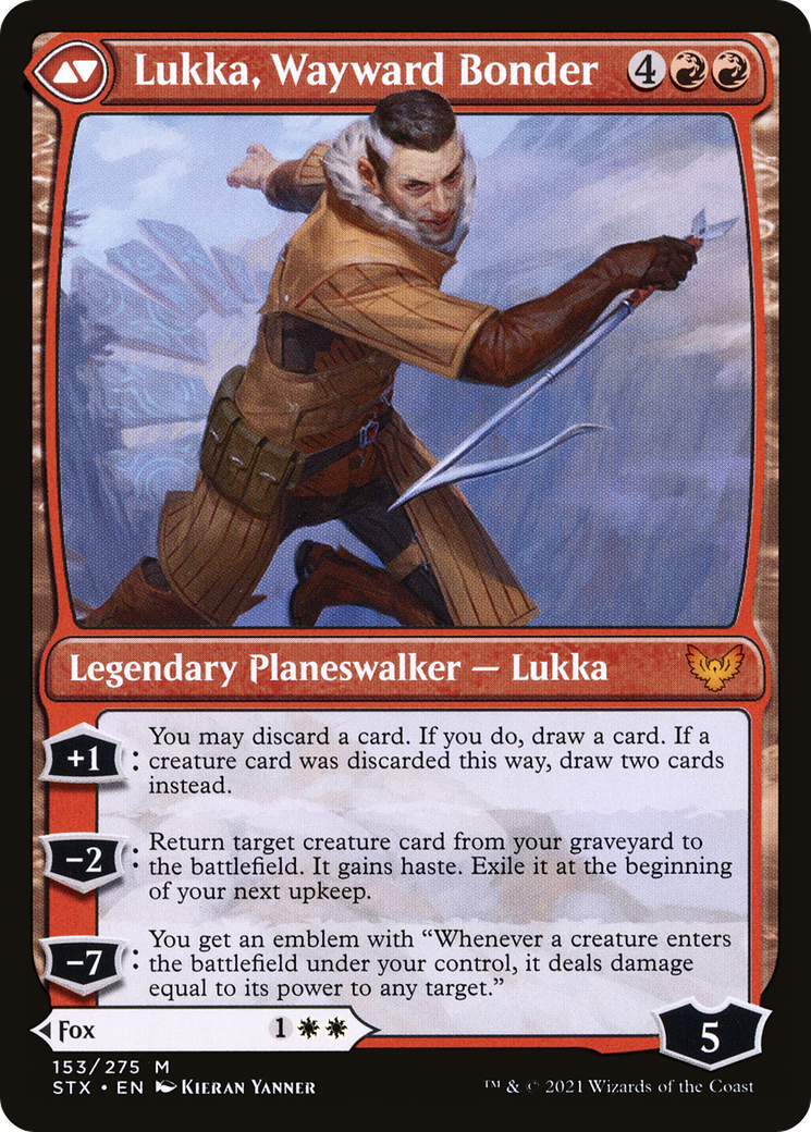 Mila, Crafty Companion // Lukka, Wayward Bonder [Secret Lair: From Cute to Brute] | Cards and Coasters CA