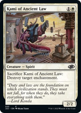 Kami of Ancient Law [Jumpstart 2022] | Cards and Coasters CA