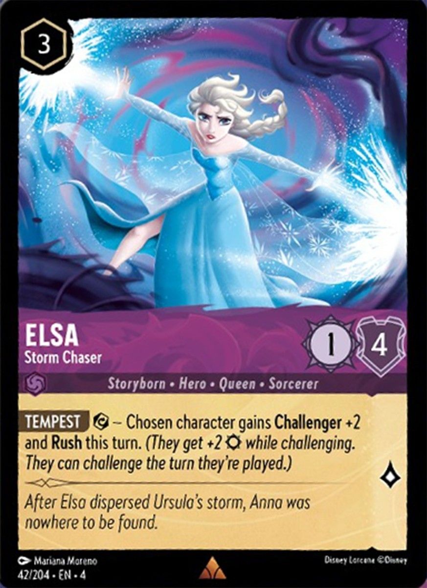 Elsa - Storm Chaser (42/204) [Ursula's Return] | Cards and Coasters CA