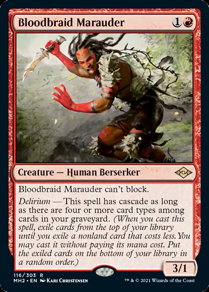 Bloodbraid Marauder [Modern Horizons 2] | Cards and Coasters CA