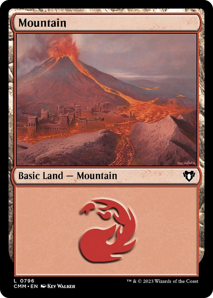 Mountain (796) [Commander Masters] | Cards and Coasters CA