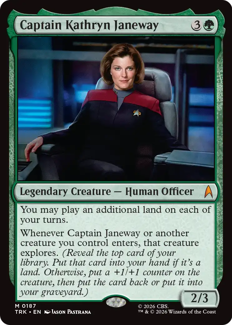 Captain Kathryn Janeway [Star Trek] | Cards and Coasters CA