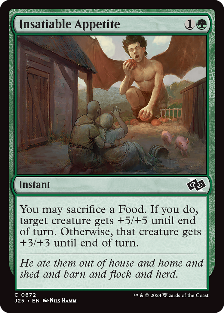 Insatiable Appetite [Foundations Jumpstart] | Cards and Coasters CA