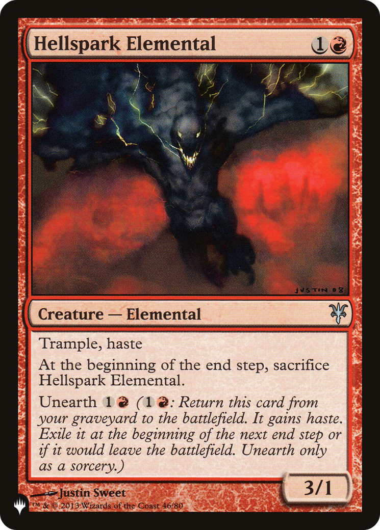 Hellspark Elemental [The List Reprints] | Cards and Coasters CA