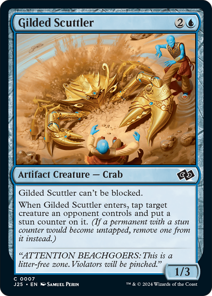 Gilded Scuttler [Foundations Jumpstart] | Cards and Coasters CA