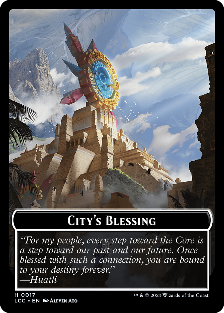 Tiny // City's Blessing Double-Sided Token [Secret Lair Drop Series] | Cards and Coasters CA
