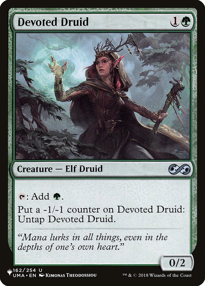Devoted Druid [The List] | Cards and Coasters CA