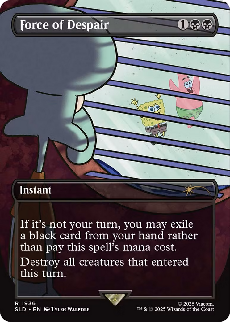 Force of Despair [Secret Lair Drop Series] | Cards and Coasters CA