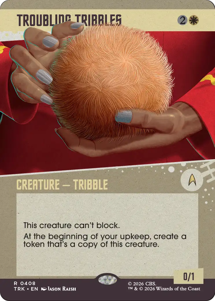 Troubling Tribbles (Showcase) [Star Trek] | Cards and Coasters CA