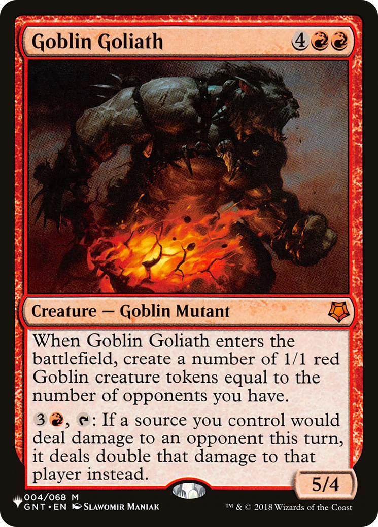 Goblin Goliath [The List Reprints] | Cards and Coasters CA